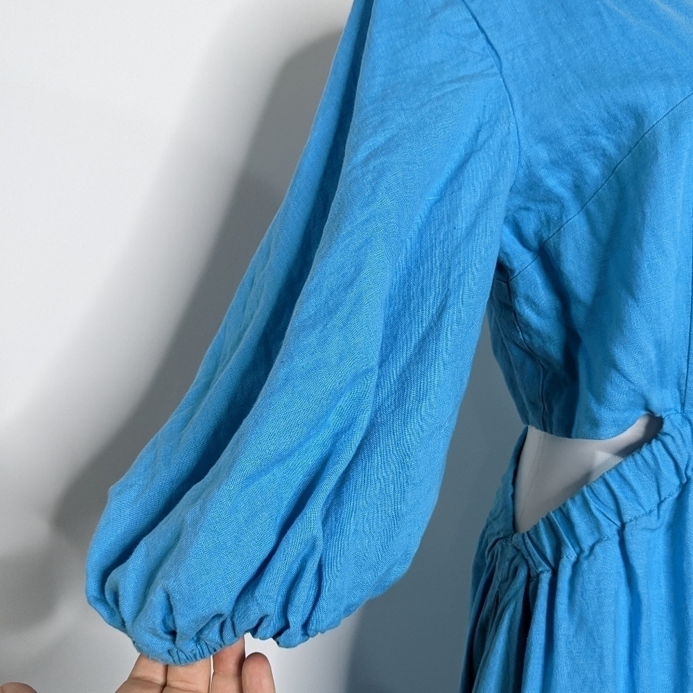 Nicholas blue cutout dress 10 - Picture 3 of 13